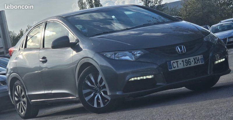 Belle Honda Civic IX 1.6l i-Dtec 16v 120 Cv Élégance Du 05/13 (image 2)