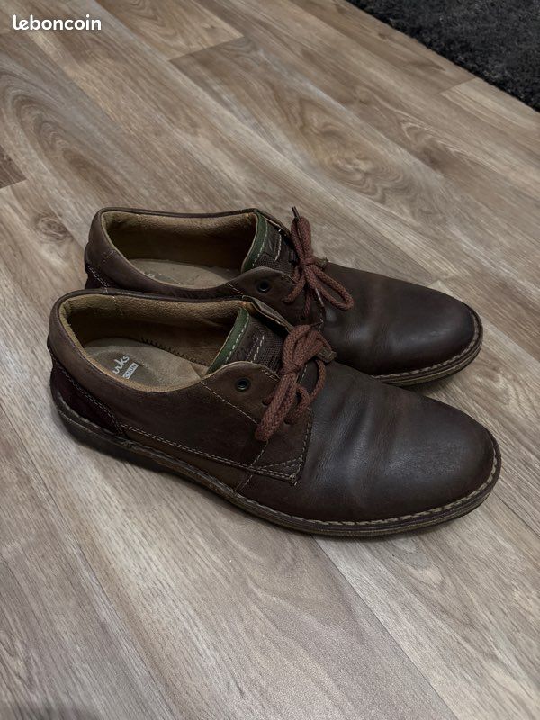 Edgewick Plain Clarks Edgewick Plain Leather Shoes In Brown For