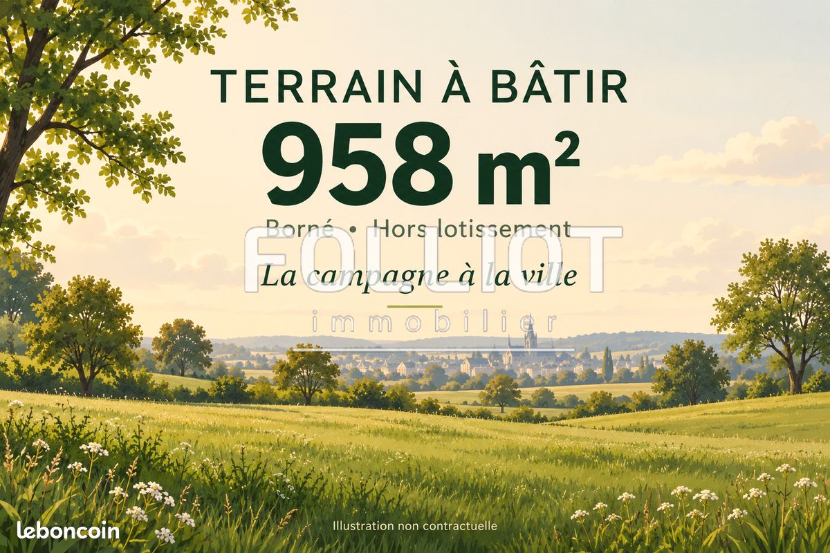 Terrain 958 m² · à Carentan-les-Marais · 958 m² · 92 500 €