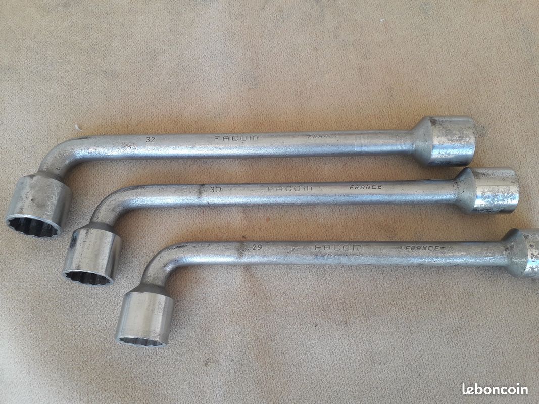 1 lot de 3 clés à pipe (image 1)