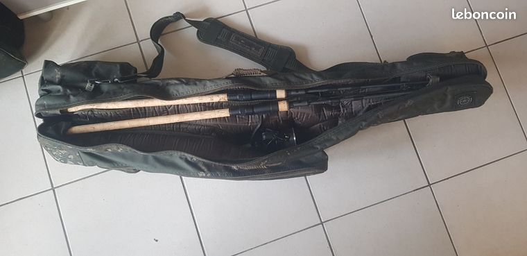 Support De Canne Nash 7x4 Pour Pêche à La Carpe - Occasion, 3 Cannes