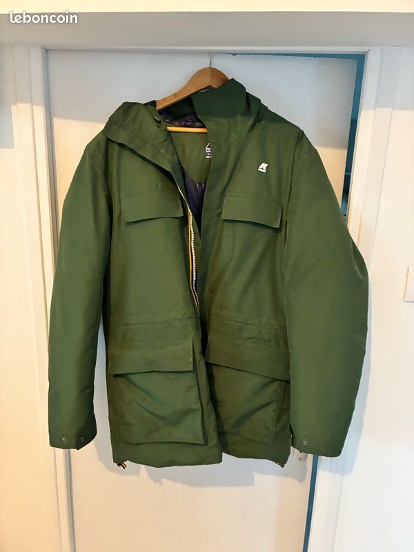 Doudoune K-Way Jonas Thermo Heavy – XL – Vert militaire – Conçue