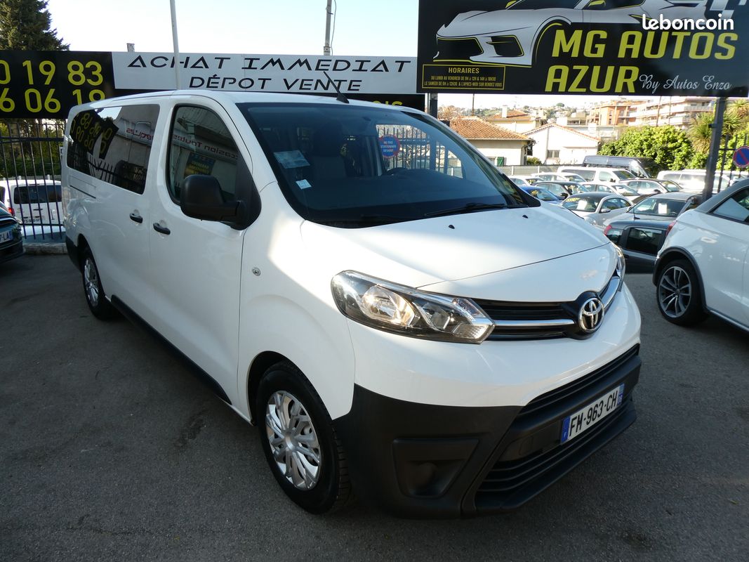 Toyota proace combi long 1,5 d-4d 16 v 120 cv dynamic 9 places gps tva recuperable 1 er main (image 2)