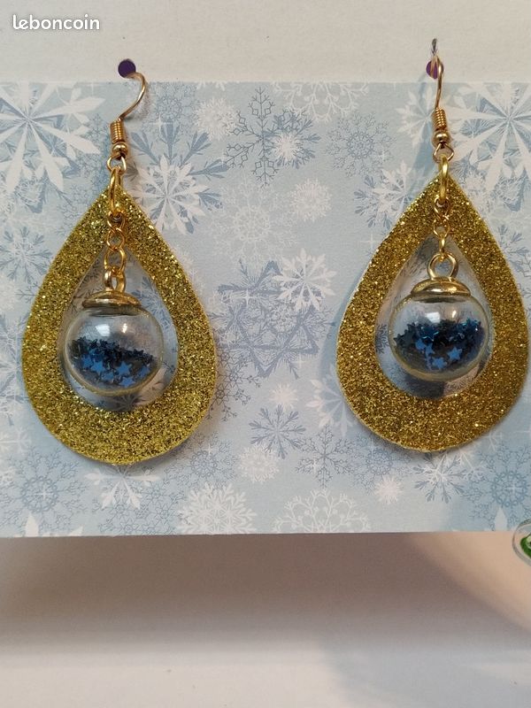Boucles d'oreilles Noël NEUVES (image 2)