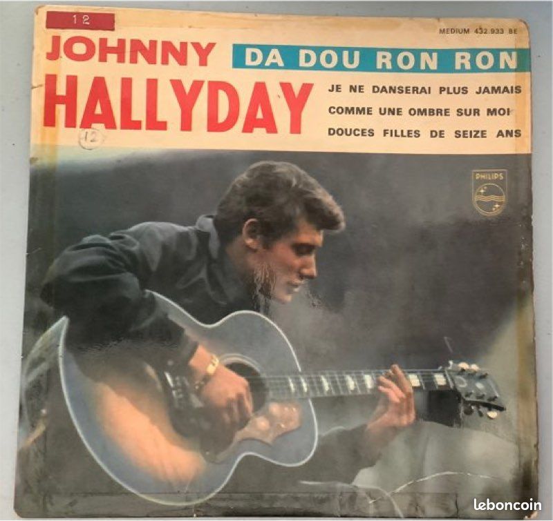 Da dou ron ron 45 tours Johnny Hallyday (image 1)