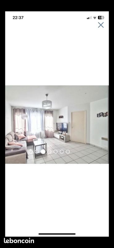 Appartement 2 pièces 54 m² · à Saint-Étienne · 53,5 m² · 600 €