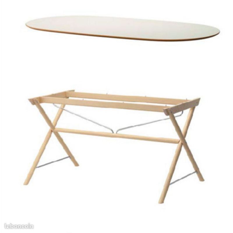Pied de table en bois neuf (image 4)
