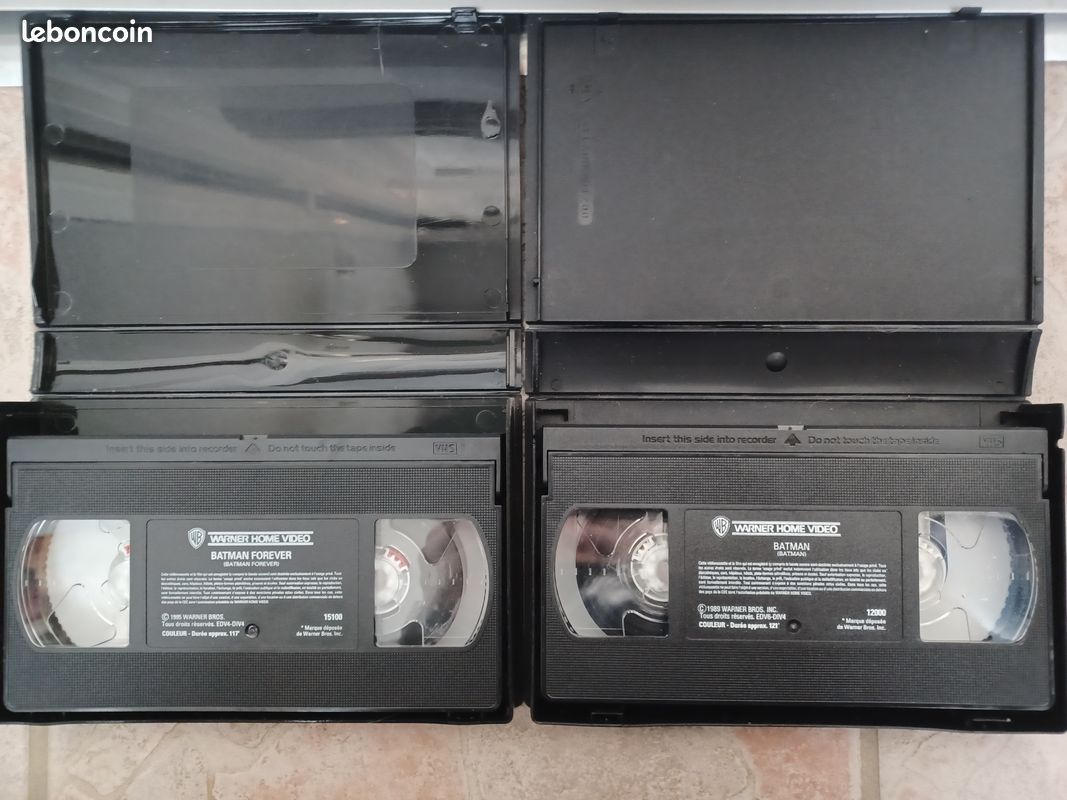 2 Cassettes originales VHS BATMAN (image 3)