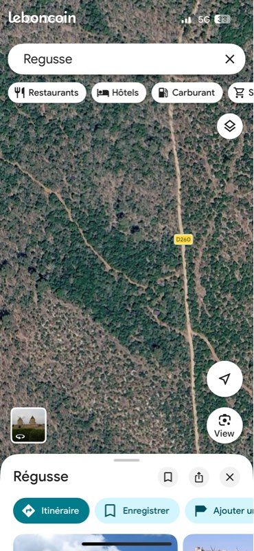 Vends terrain zone naturelle 15000m2 · à Régusse · 20 000 €