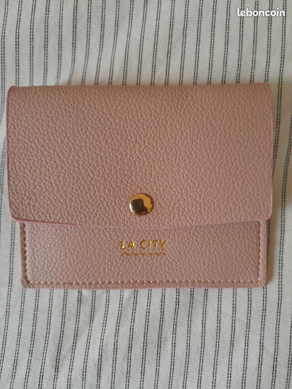 Porte carte rose La City (image 1)