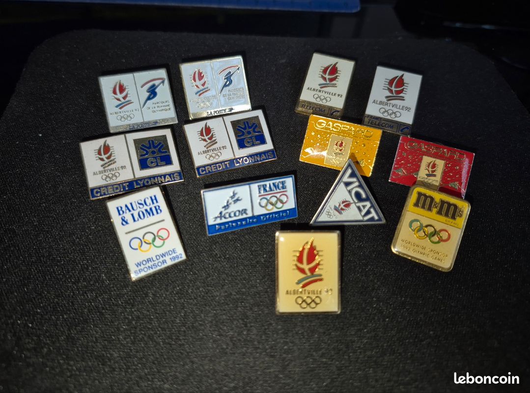 Lot Pin's Jeux Olympiques ALBERTVILLE 92 + Divers