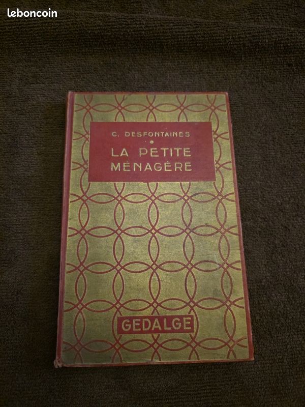 Ancien livre de prix la petite menagere par camille desfontaines gedalge