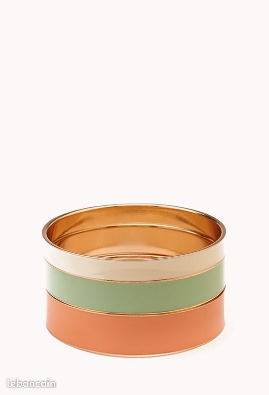 Set de 3 bracelets laqués - forever 21 - neuf (image 1)