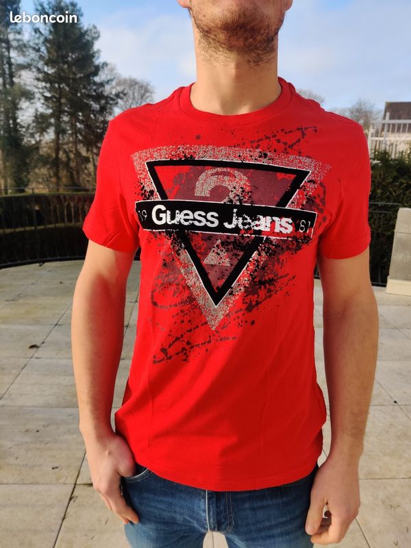 T Shirt RayÃ© Homme Guess Originals T Shirt Guess RayÃ© Homme