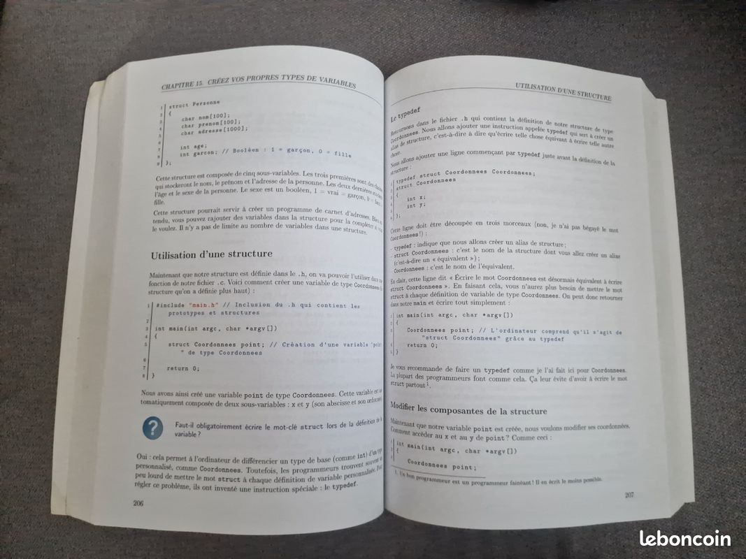 Livre apprenez a programmer en C par Mathieu Nebra (image 4)