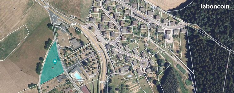 Terrain 3663 m² Montsalvy