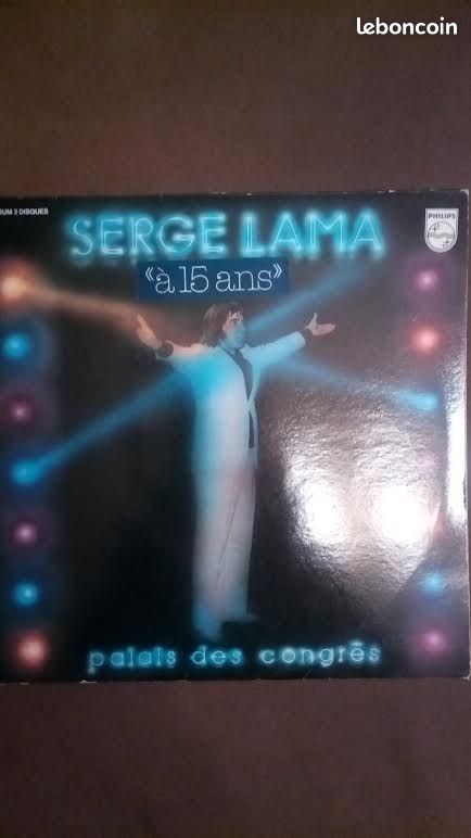 Serge LAMA au palais des congrès 2 vinyles 33T (image 1)