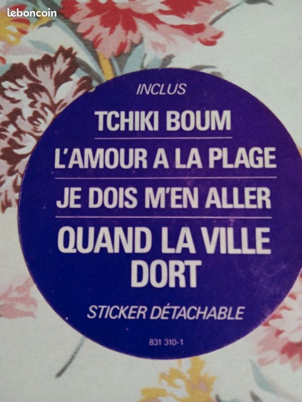 Disque vinyle Niagara Encore un dernier baiser de 1986 (image 9)