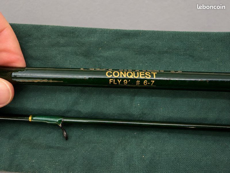 Canne a mouche conquest 9' soie 6/7 (image 1)