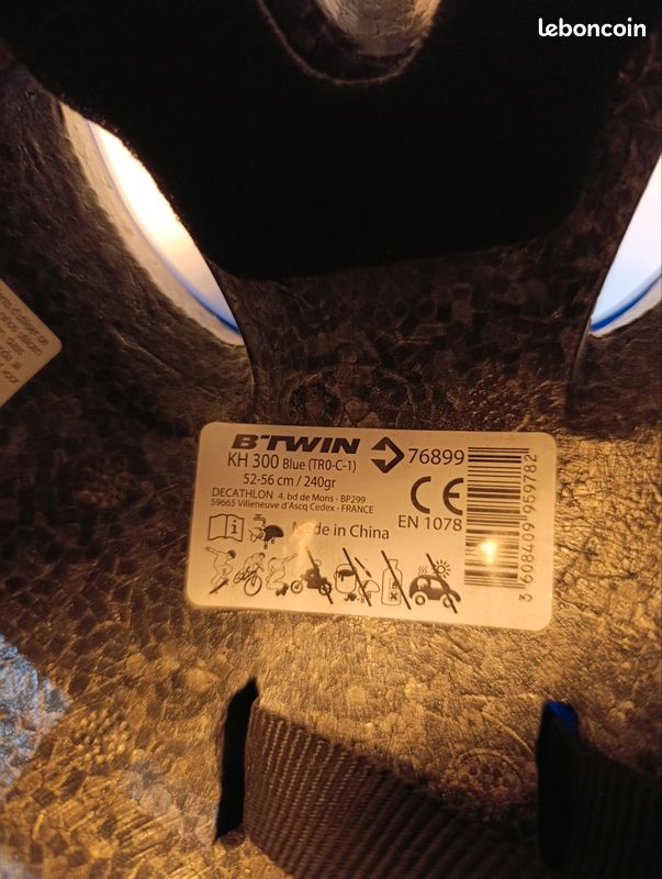 Casque vélo enfant Btwin KH 300. Taille M (image 4)