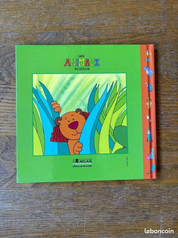 Livre “Les Animaux Rigolos – Léon le lion” – Éditions Atlas Jeunesse (image 2)