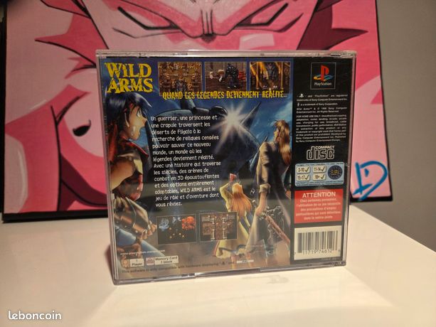 Jeu Playstation 1 - Wild Arms - (PS1) NTSC-JAP - Complet