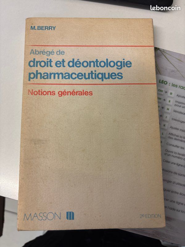 Droit et déontologie pharmaceutique (image 1)