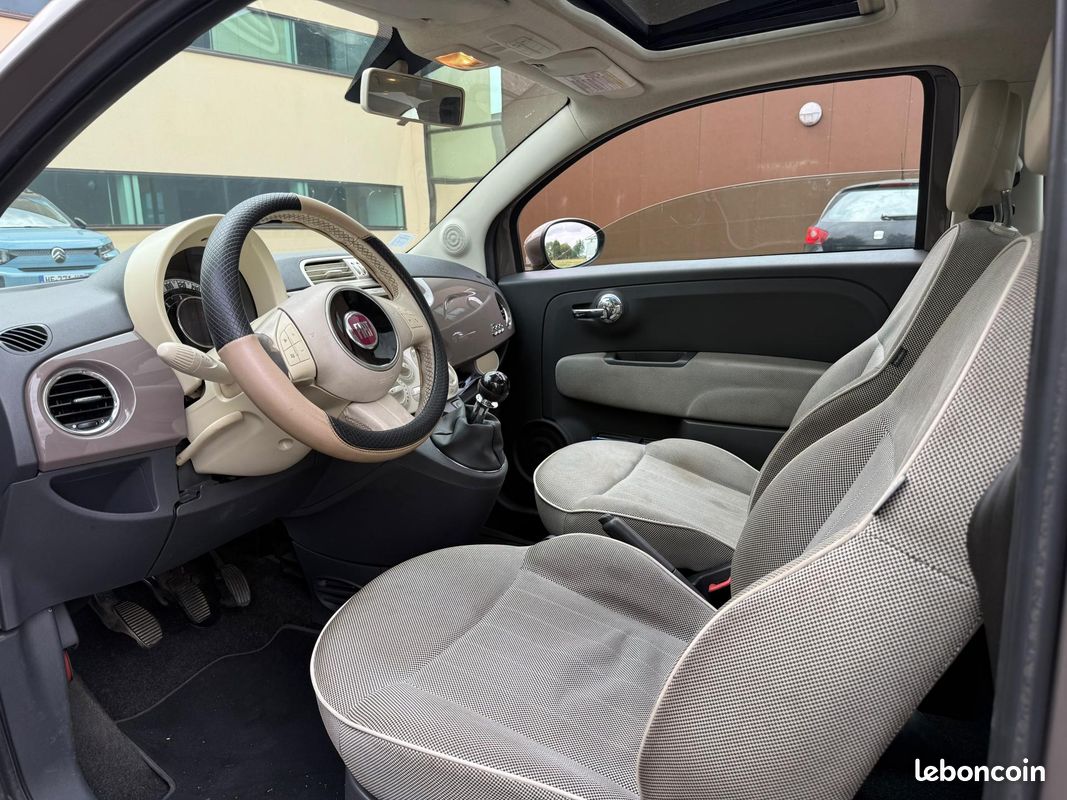 Fiat fiat 500 1.3 multijet 70 - toit ouvrant - garantie 6 mois - paiement en 3x (image 9)