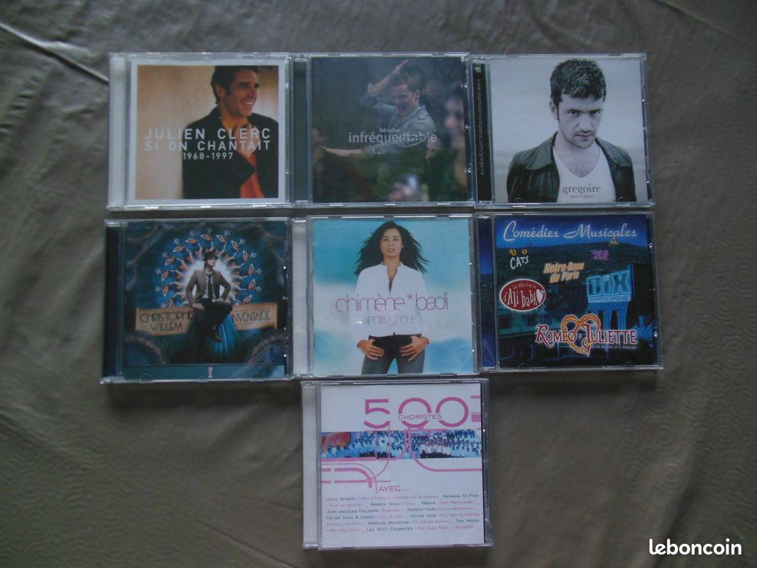CD Bénabar, Grégoire, Julien Clerc, Willem... (image 1)