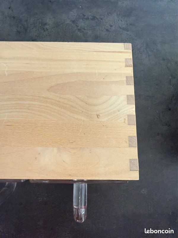 IKEA Forhoja vintage meuble étagère à épices en bois et verre (image 6)