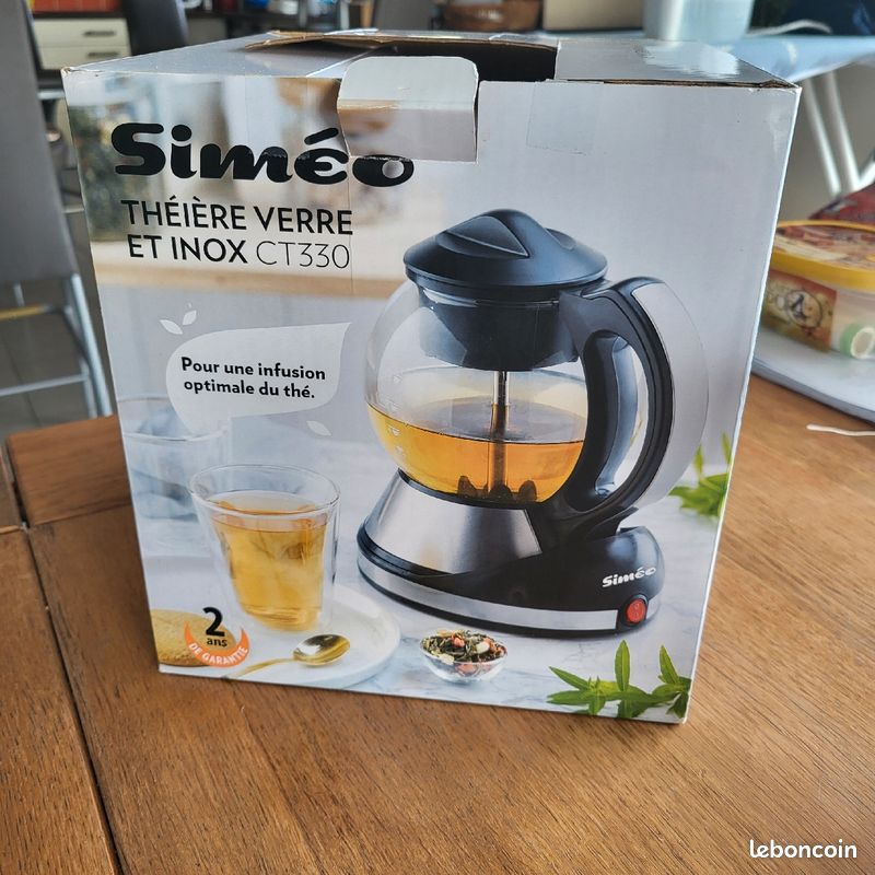 Théière verre et inox SIMÉO (image 2)
