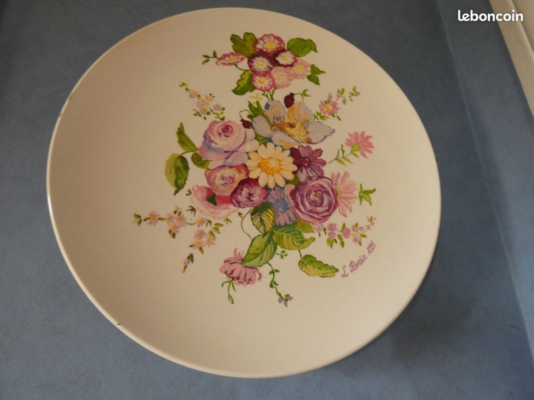 Plat ou plat peint main (image 2)