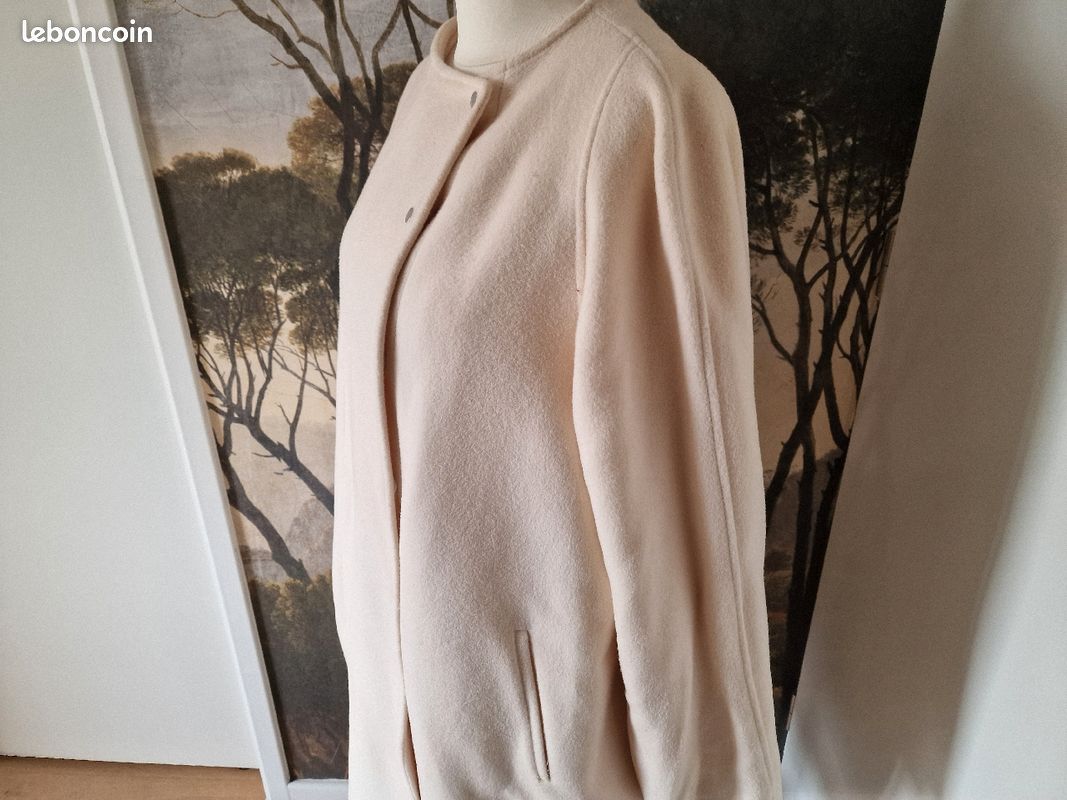 Manteau Gérard Darel laine et angora 46 (image 5)