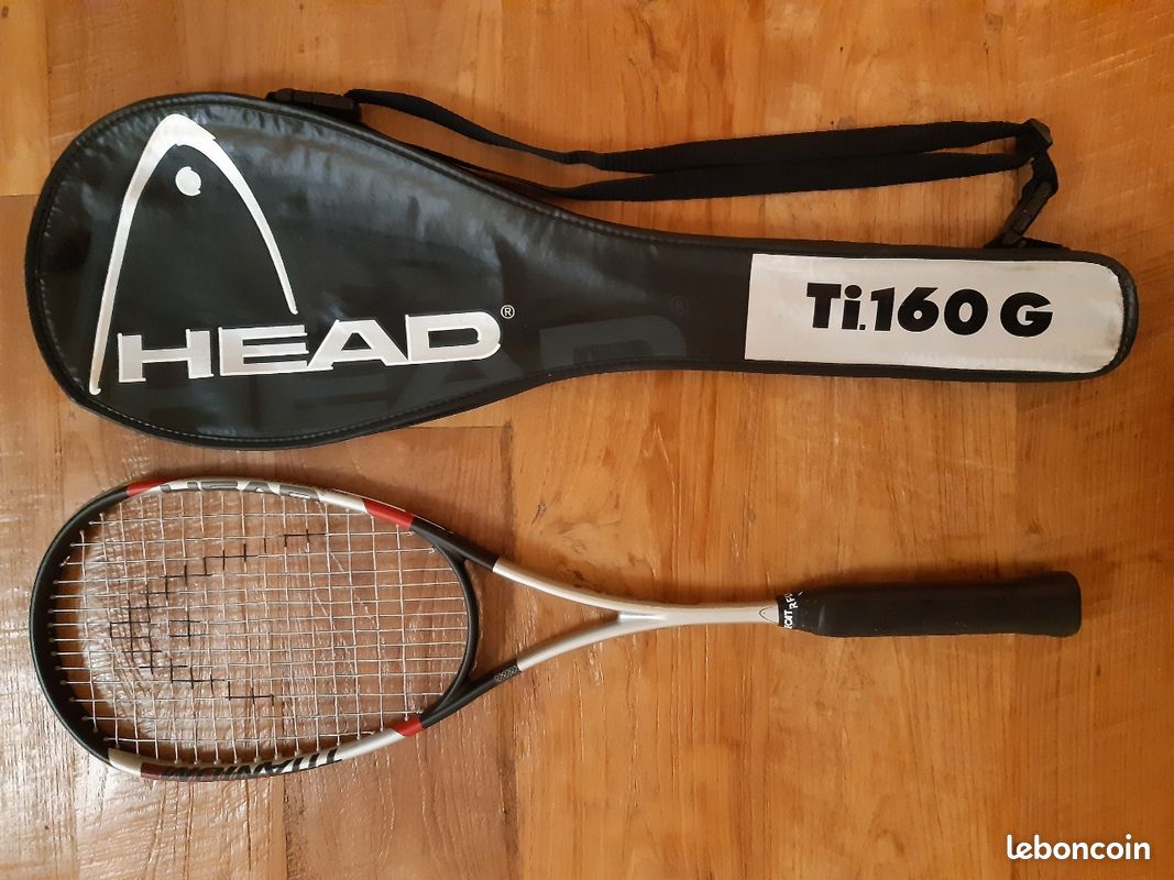 Raquette De Squash HEAD Titanium TI FIREBOLT 5000 Avec Housse – Bon état – Modèle Titanium