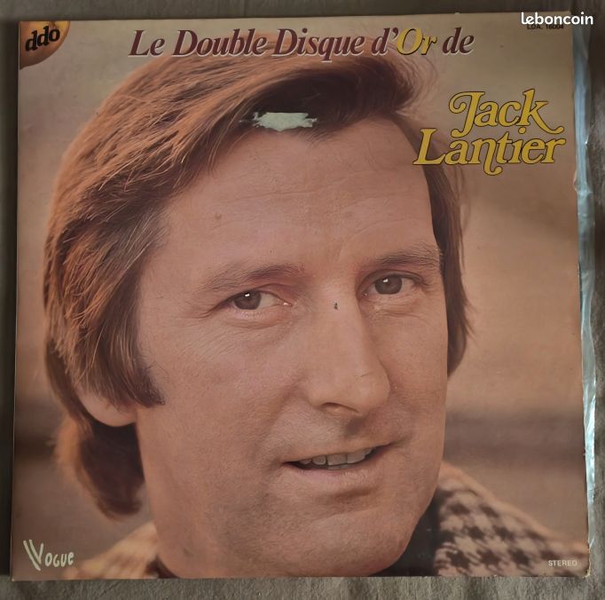 Vinyle JACK LANTIER double disque d'or (image 1)