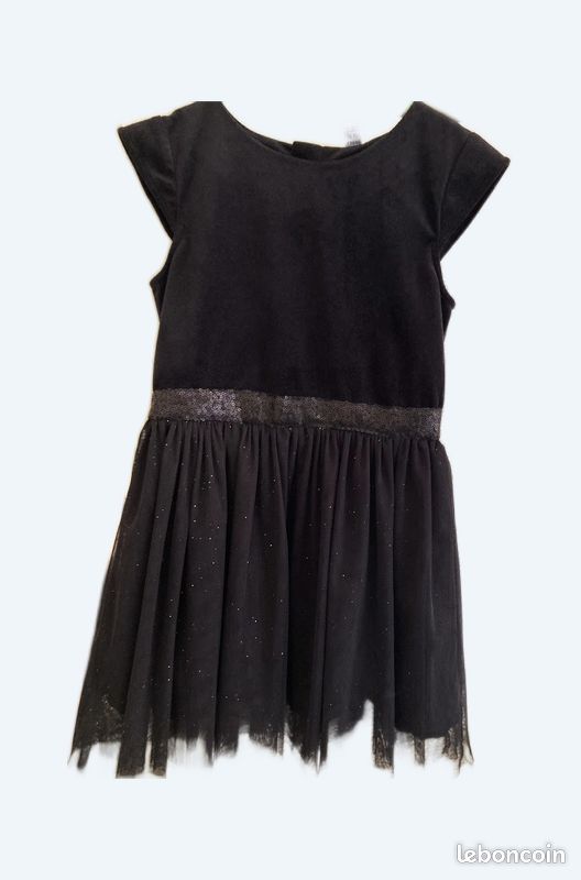 Robe fille noire Okaidi (image 1)
