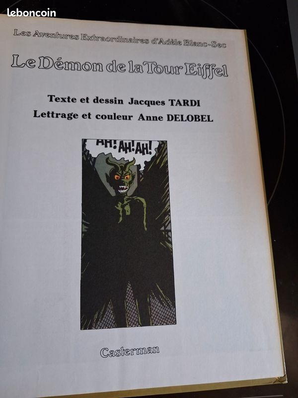 Adele Blanc-Sec par Tardi . Le Savant fou, le Démon de la tour Eiffel, Adèle et la bête, Momies en folie. EO (image 11)