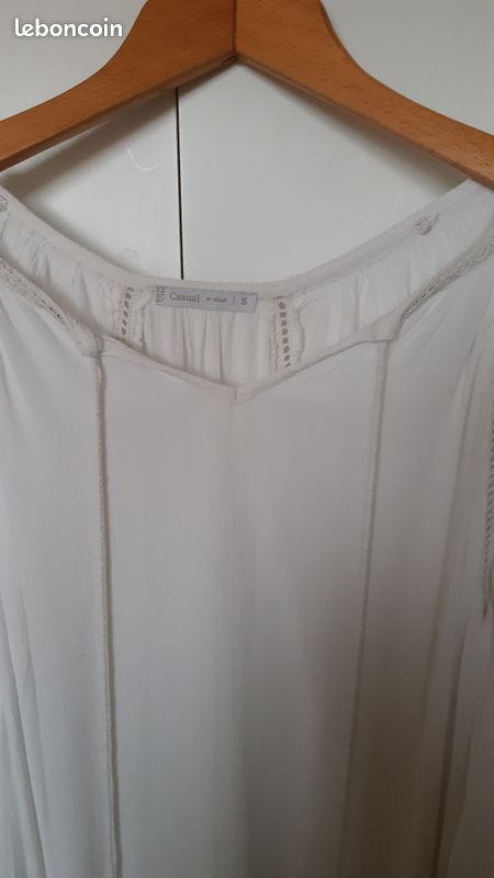 Blouse femme blanche Gémo taille S (image 4)
