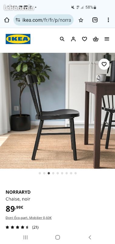 4 chaises achetées récemment (image 6)