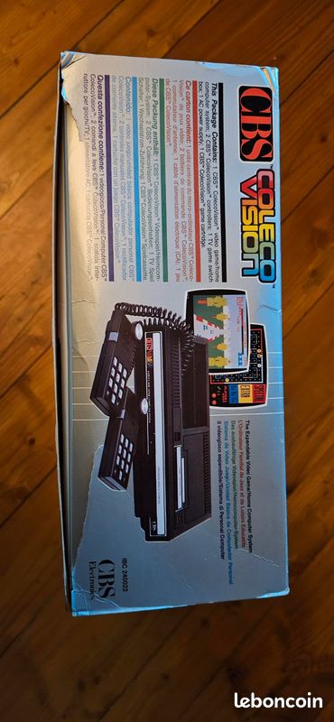 CBS Colecovision complète en boîte + jeux + manettes Rocky - Consoles CBS Colecovision complète en boîte + jeux + manettes Rocky - Consoles