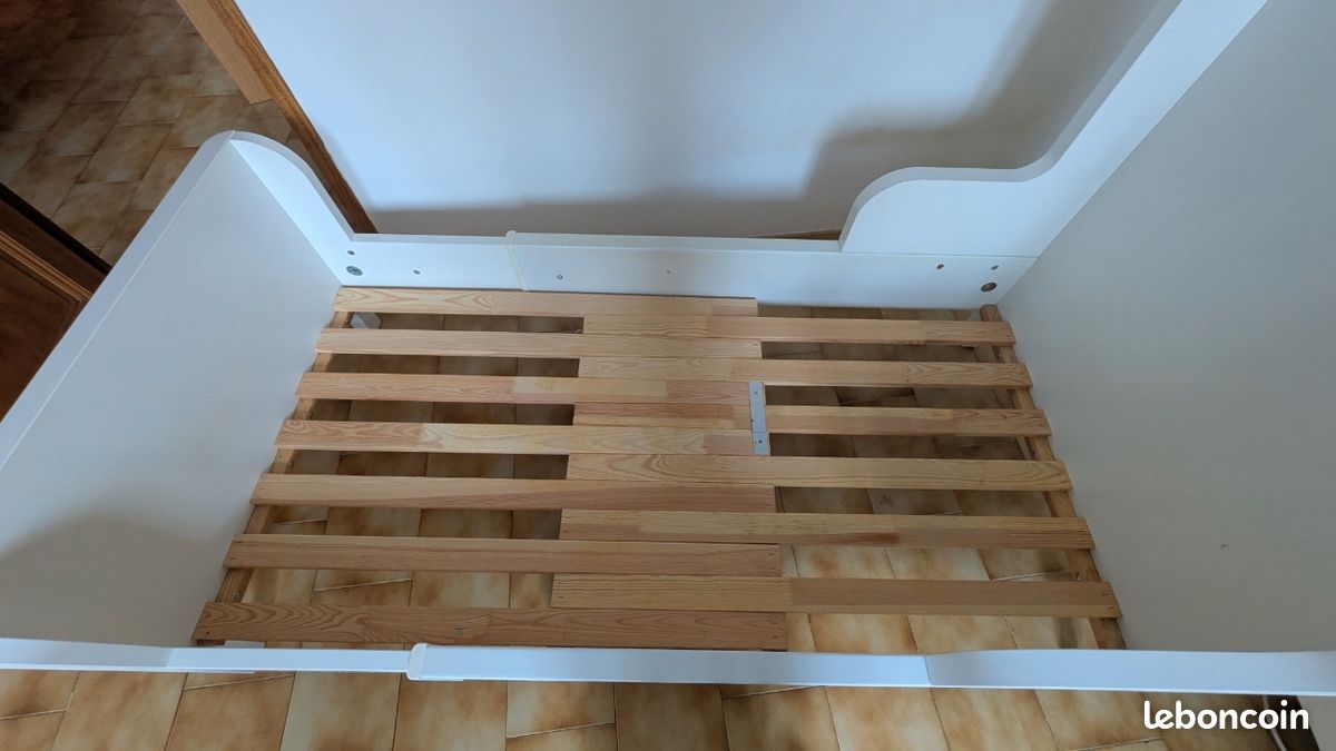 Lit enfant évolutif - extensible Ikea Blanc (image 4)