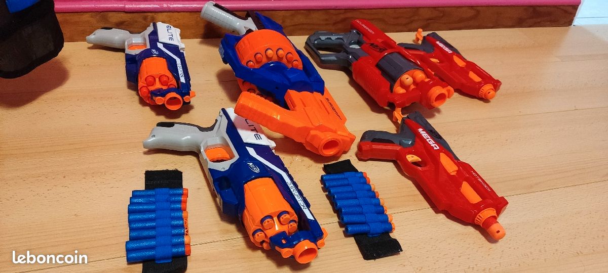 Lot de pistolets nerf méga surgefire cycloneshock (image 6)
