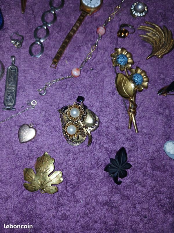 Lot divers bijoux anciens (image 3)
