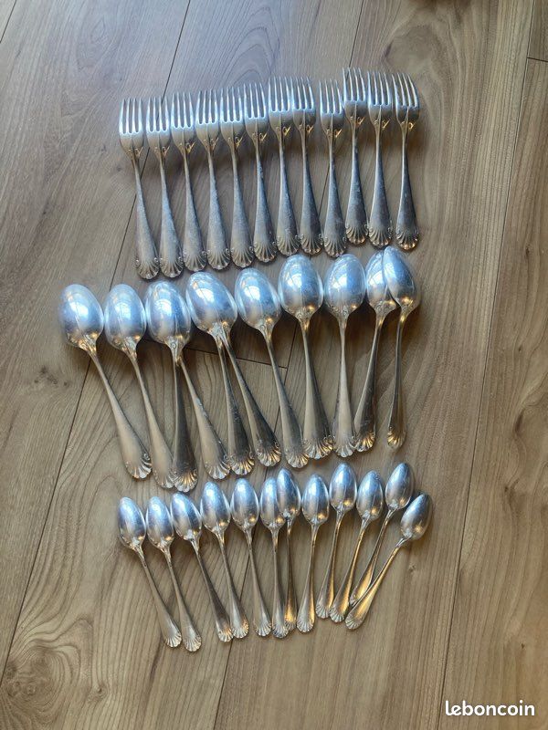 Plat De Service Ancien CHRISTOFLE, Métal Argenté, Collection, 36 Cm, à Restaurer