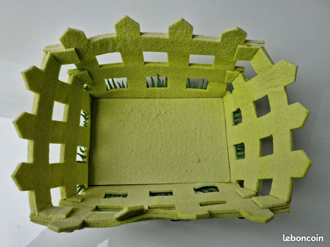 Kit créatif panier de Pâques avec œufs -- Créations en papier cartonné pour enfants - France
