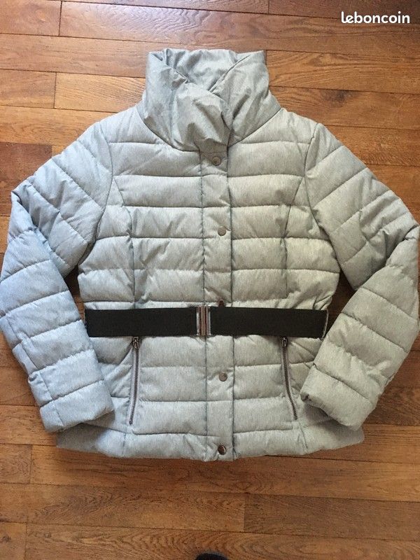 Doudoune gris clair Camaïeu 40 très bon état Vêtements