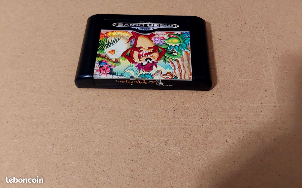 Taz-Mania Sur Sega Mega Drive - Cartouche Seule (PAL, état Correct)