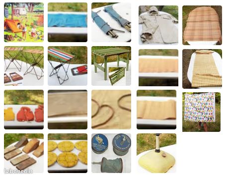 Retro camping Loisirs vacances - Lits, sièges, paillasses, etc. - Que du matériel d'époque (image 1)