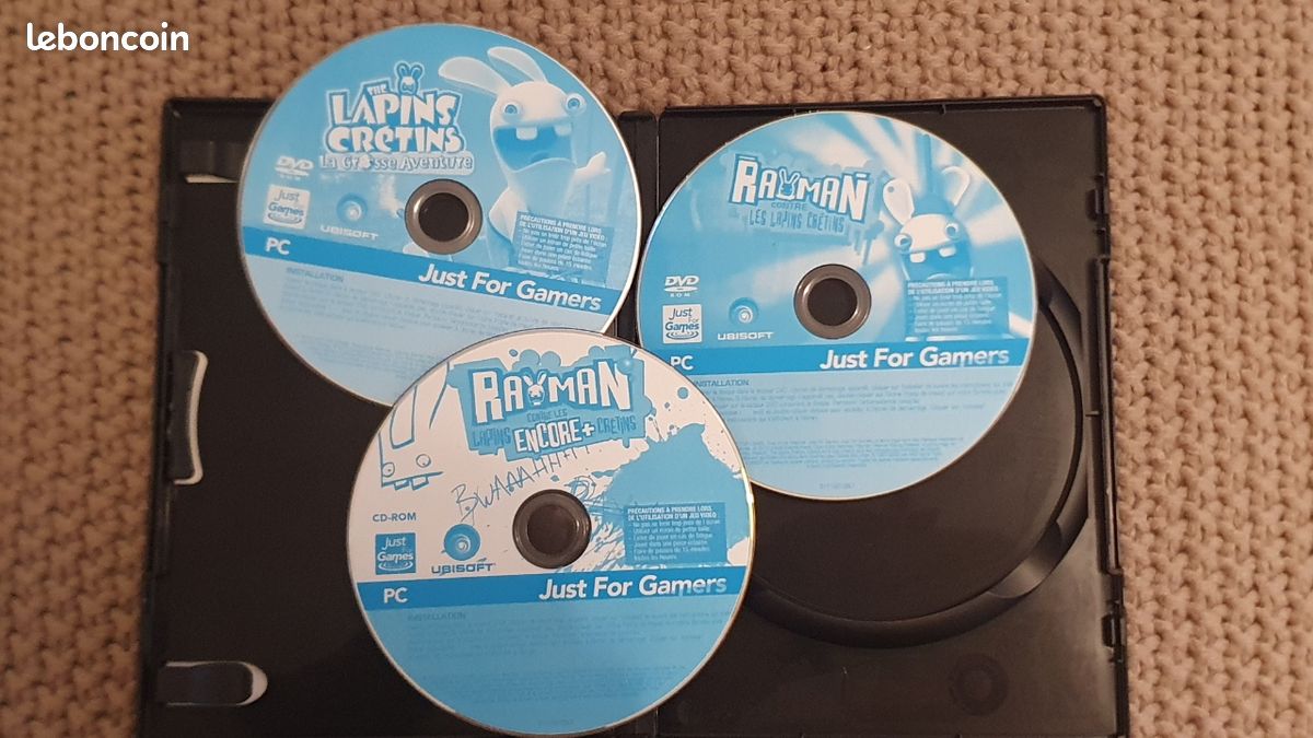 The Lapins Crétins - The Compil' (3 Jeux PC) - Neuf Sous Blister - Version Française