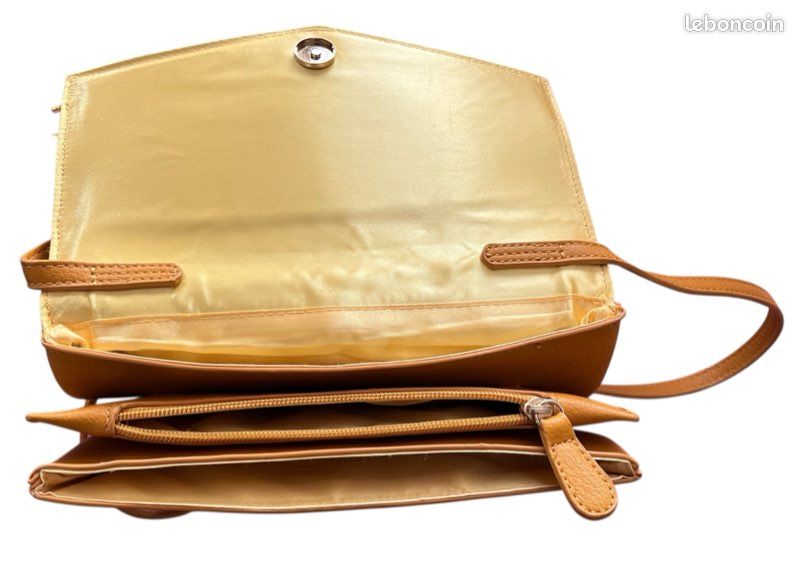 Sac à main ocre jaune (image 3)